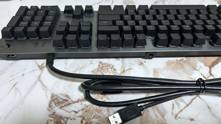 คีย์บอร์ด Logitech G512 Carbon Mechanical Gaming Keyboard ปุ่มไทยอังกฤษ ไฟ RGB GX Blue Clicky รูปที่ 10