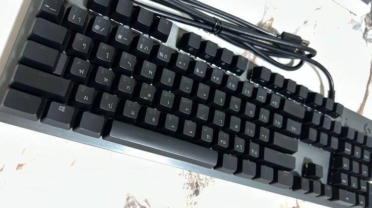 คีย์บอร์ด Logitech G512 Carbon Mechanical Gaming Keyboard ปุ่มไทยอังกฤษ ไฟ RGB GX Blue Clicky รูปที่ 11