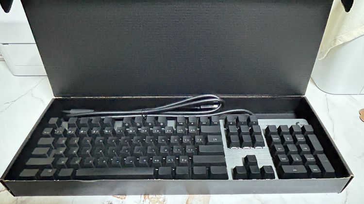 คีย์บอร์ด Logitech G512 Carbon Mechanical Gaming Keyboard ปุ่มไทยอังกฤษ ไฟ RGB GX Blue Clicky รูปที่ 3