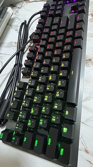 คีย์บอร์ด Logitech G512 Carbon Mechanical Gaming Keyboard ปุ่มไทยอังกฤษ ไฟ RGB GX Blue Clicky รูปที่ 14