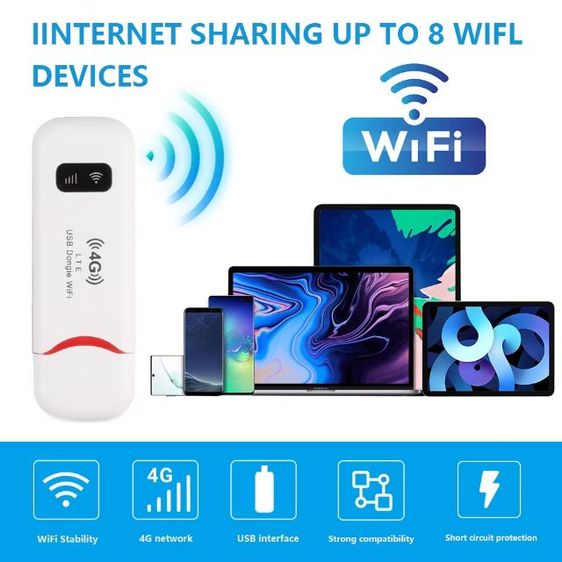  Pocket wifi  Aircard wifi modem 4G LTE 150 mbps USB รูปที่ 9