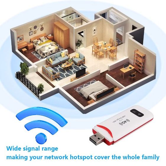 Pocket wifi  Aircard wifi modem 4G LTE 150 mbps USB รูปที่ 6