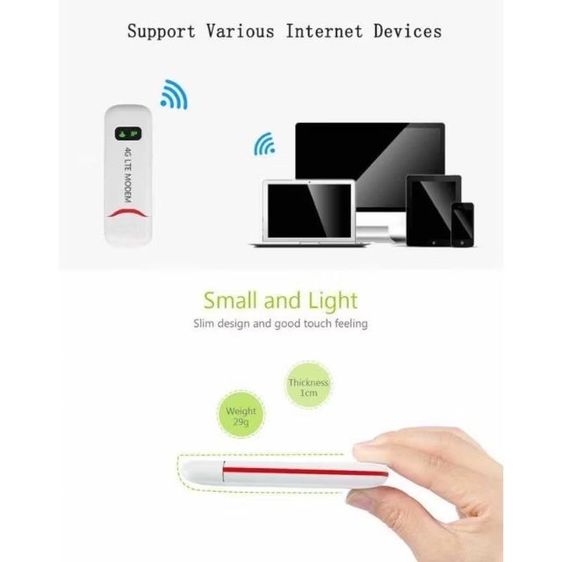  Pocket wifi  Aircard wifi modem 4G LTE 150 mbps USB รูปที่ 7