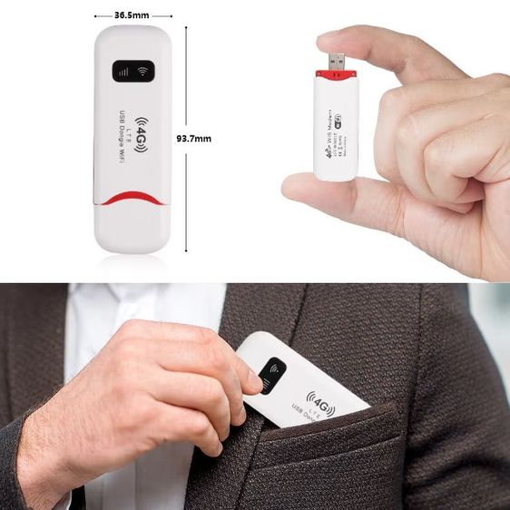  Pocket wifi  Aircard wifi modem 4G LTE 150 mbps USB รูปที่ 11
