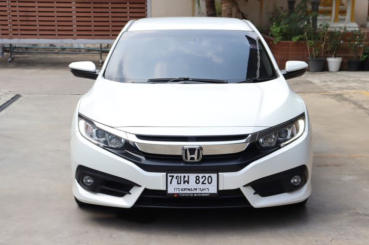 Honda Civic 2018 1.5 Turbo EL Sedan เบนซิน ไม่ติดแก๊ส เกียร์อัตโนมัติ ขาว รูปที่ 2