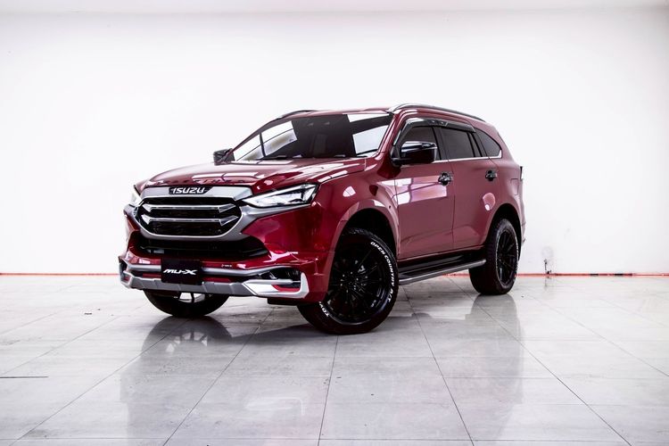 Isuzu MU-X 2021 3.0 Ultimate AT 4WD Utility-car ดีเซล ไม่ติดแก๊ส เกียร์อัตโนมัติ แดง