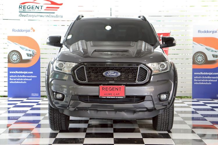 Ford Ranger 2021 2.2 Hi-Rider XLT Pickup ดีเซล ไม่ติดแก๊ส เกียร์อัตโนมัติ เทา รูปที่ 2