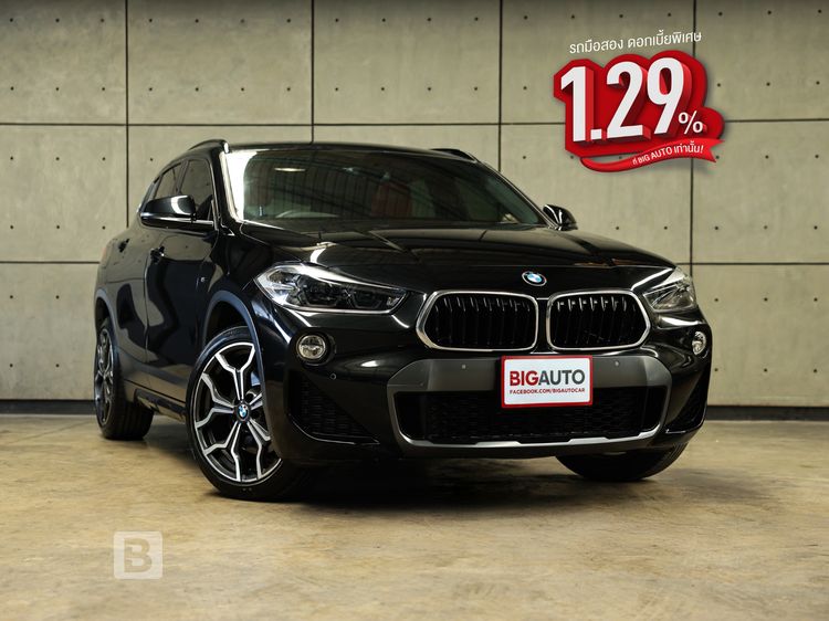 BMW X2 2019 2.0 sDrive20i M Sport X Utility-car เบนซิน ไม่ติดแก๊ส เกียร์อัตโนมัติ ดำ