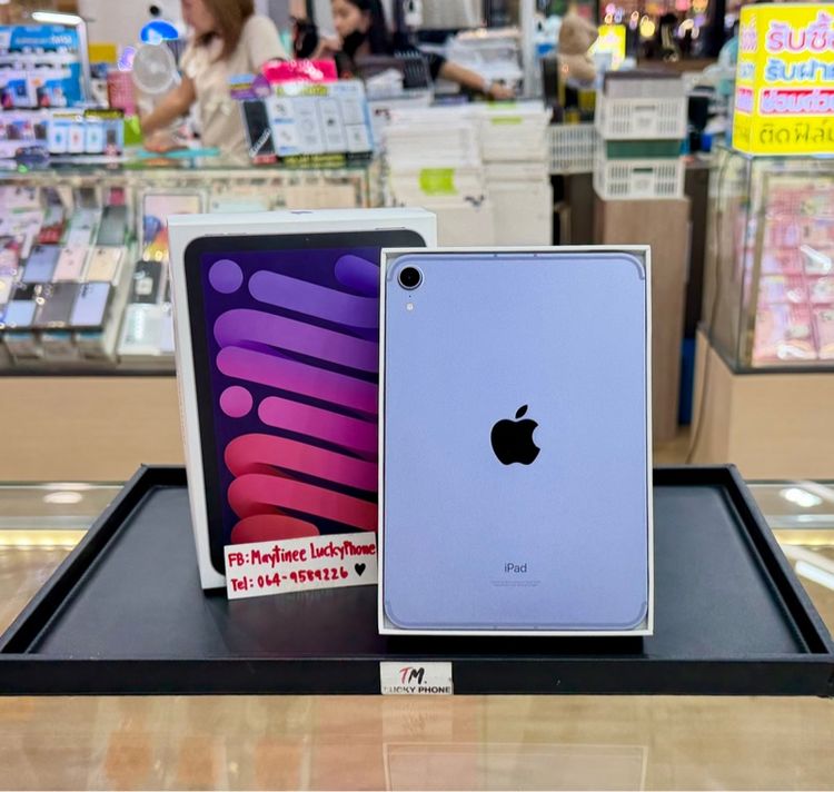 Apple 256 GB iPad  Mini6 ความจุุ 256GB Celllularและ Wifi สี purple