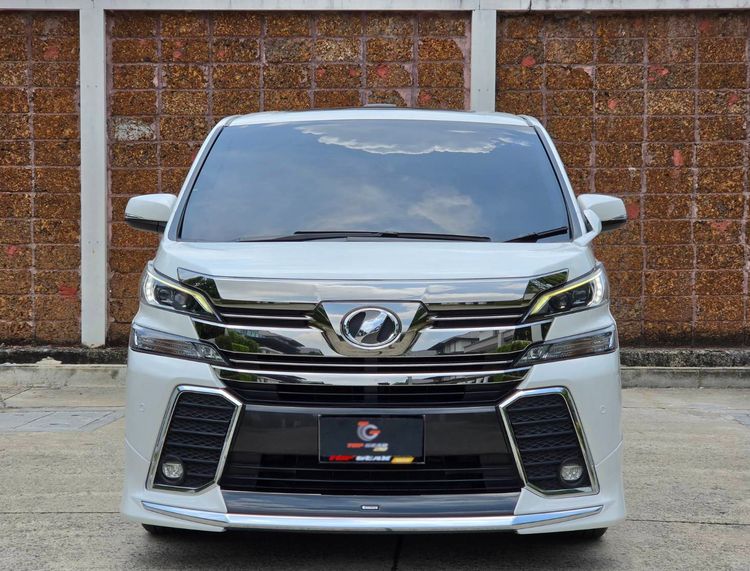 Toyota Vellfire 2015 2.5 Z G Edition Van เบนซิน ไม่ติดแก๊ส ขาว รูปที่ 3