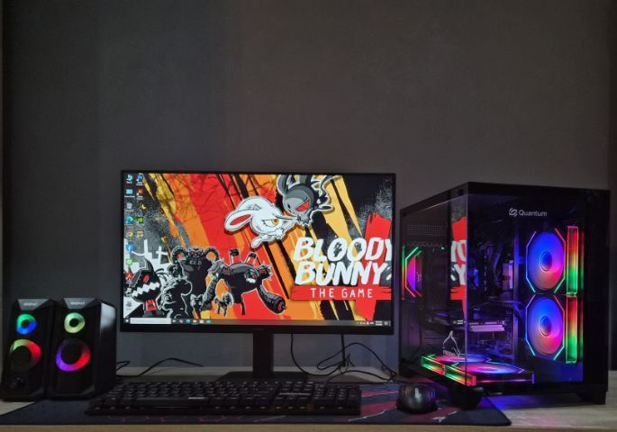 เซ็ตคอมเล่นเกมส์ i5-11400f​  RAM 16G​  VGA RTX2060 6G​ M.2 512g​  จอ 24 นิ้ว 120Hz เล่นลื่นทุกเกมส์