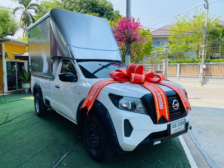 Nissan Navara 2022 2.5 SL Pickup ดีเซล ไม่ติดแก๊ส เกียร์ธรรมดา ขาว รูปที่ 3