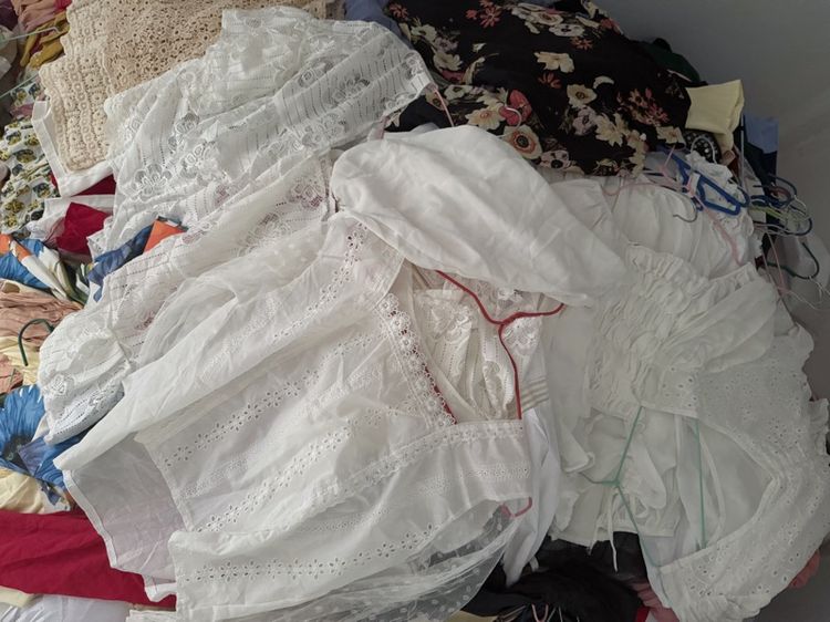 แขนสั้น อื่นๆ ฟรีไซส์ เสื้อเชิ้ตและเสื้อผู้หญิง อื่นๆ เสื้อผ้าแฟชั่นมือ1
