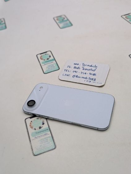 iPhone Air 256 Blue ศูนย์ไทย อายุ 16 วัน สภาพใหม่เอี่ยม อุปกรณ์ครบยกกล่อง ประกันยาว 11 เดือนกว่า รอบชาร์จ 7 รอบ สุขภาพแบต 100 รูปที่ 4
