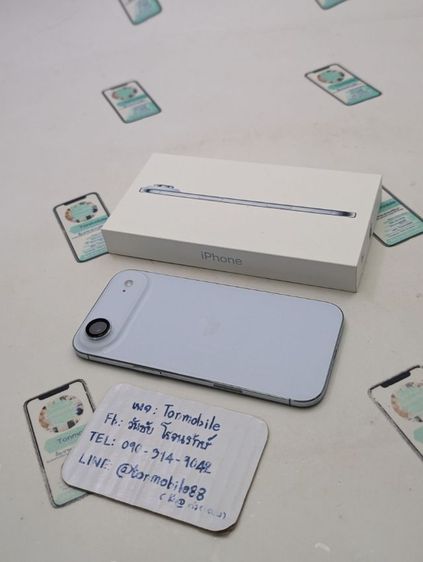 iPhone Air 256 Blue ศูนย์ไทย อายุ 16 วัน สภาพใหม่เอี่ยม อุปกรณ์ครบยกกล่อง ประกันยาว 11 เดือนกว่า รอบชาร์จ 7 รอบ สุขภาพแบต 100 รูปที่ 2