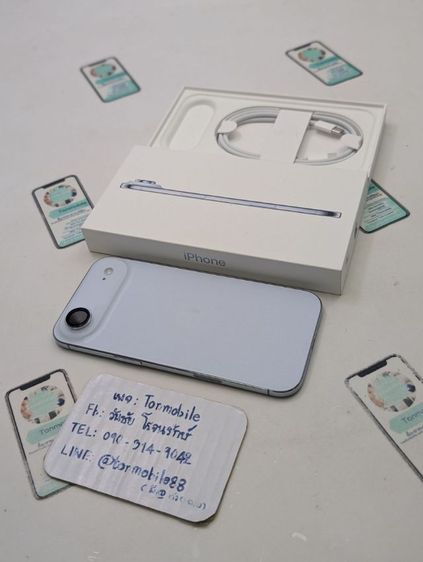 อื่นๆ 256 GB iPhone Air 256 Blue ศูนย์ไทย อายุ 16 วัน สภาพใหม่เอี่ยม อุปกรณ์ครบยกกล่อง ประกันยาว 11 เดือนกว่า รอบชาร์จ 7 รอบ สุขภาพแบต 100