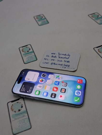 iPhone Air 256 Blue ศูนย์ไทย อายุ 16 วัน สภาพใหม่เอี่ยม อุปกรณ์ครบยกกล่อง ประกันยาว 11 เดือนกว่า รอบชาร์จ 7 รอบ สุขภาพแบต 100 รูปที่ 3