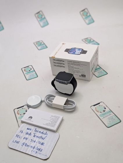 ขาย เทิร์น Huawei Watch Fit 4 ศูนย์ไทย สภาพสวย อุปกรณ์แท้ครบยกกล่อง ประกันยาว 7 เดือน เพียง 1,990 บาท เท่านั้น ครับ 