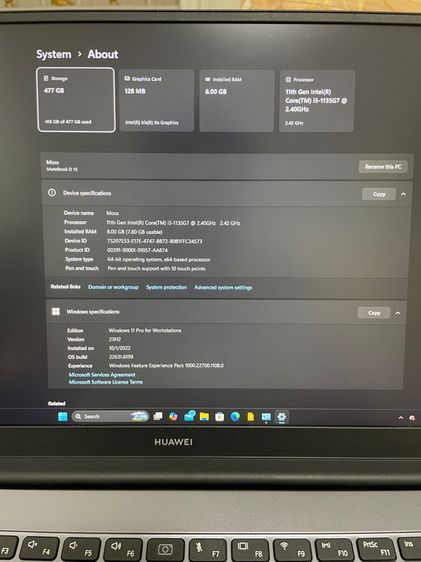ราคาสำหรับ 2 เครื่ิอง Huawei matebook D15 และ Matepad 11 รูปที่ 5