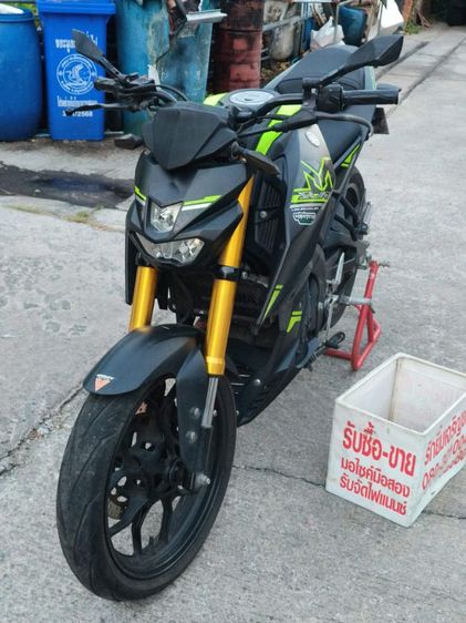 M-Slaz 2018 ขาย yamaha m slaz 150 cc. ราคา25900บาท ไมค์36055 รถเจ้าของมือเดียวถอยป้ายแดงมา 