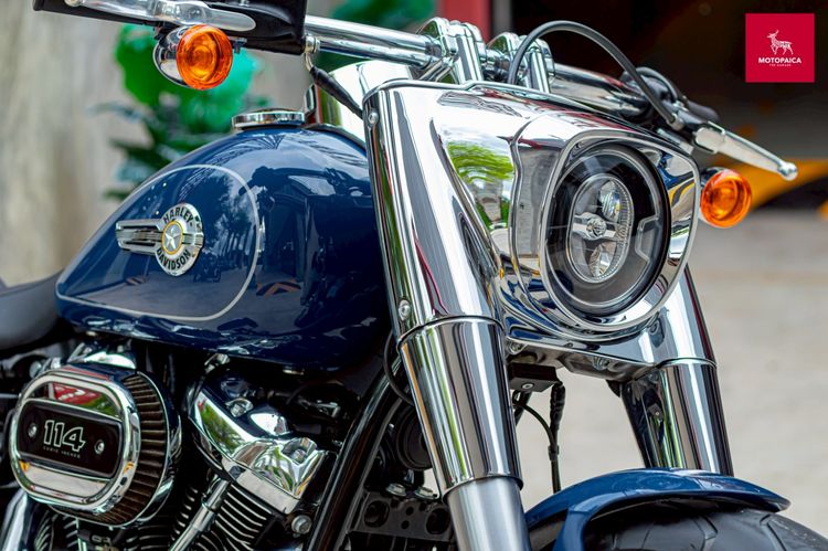Harley Fatboy114 ปี2023 ตัวใหม่(มีCruise) วิ่ง6,000Mi. แต่งครบ รูปที่ 7