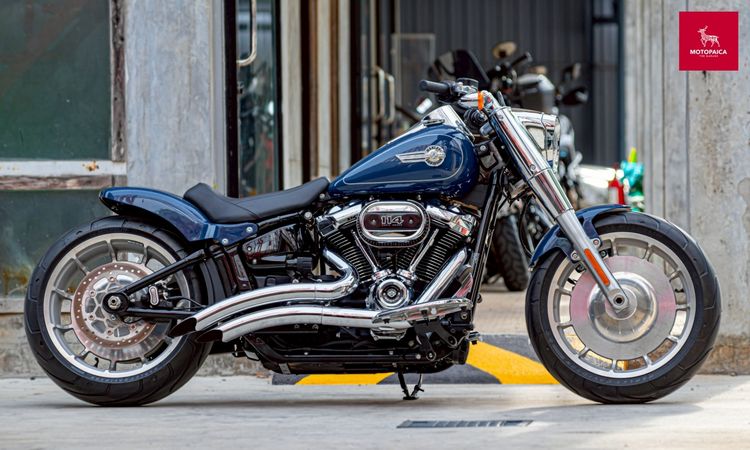 Harley Fatboy114 ปี2023 ตัวใหม่(มีCruise) วิ่ง6,000Mi. แต่งครบ รูปที่ 2