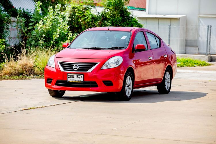 Nissan Almera 2013 1.2 E Sedan เบนซิน เกียร์อัตโนมัติ แดง