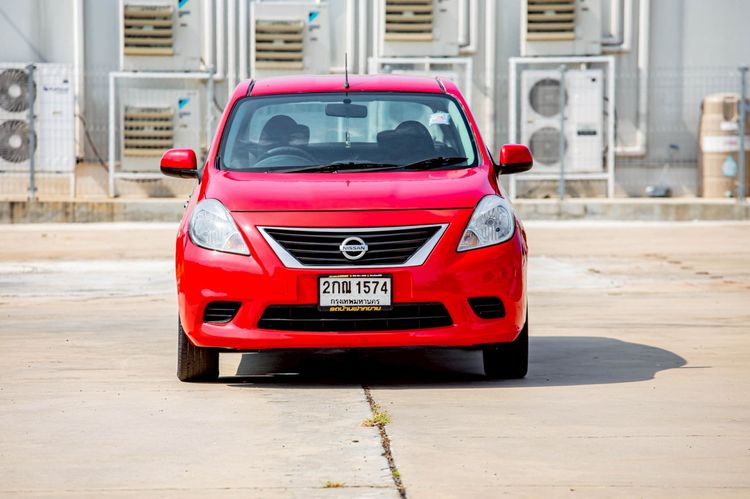 Nissan Almera 2013 1.2 E Sedan เบนซิน เกียร์อัตโนมัติ แดง รูปที่ 2