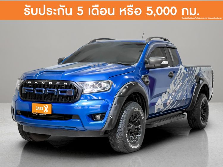 Ford Ranger 2019 2.2 Hi-Rider XLT Pickup ดีเซล ไม่ติดแก๊ส เกียร์อัตโนมัติ น้ำเงิน