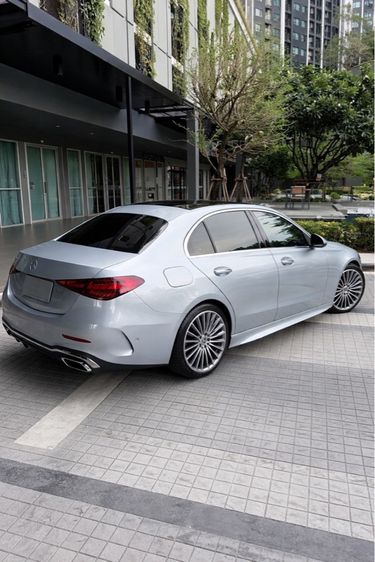 Mercedes-Benz C-Class 2022 C220 Sedan ดีเซล ไม่ติดแก๊ส เกียร์อัตโนมัติ บรอนซ์เงิน รูปที่ 3