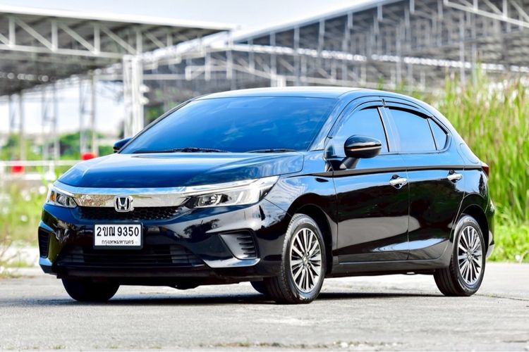 Honda City 2021 1.0 SV Sedan เบนซิน ไม่ติดแก๊ส เกียร์อัตโนมัติ ดำ รูปที่ 2
