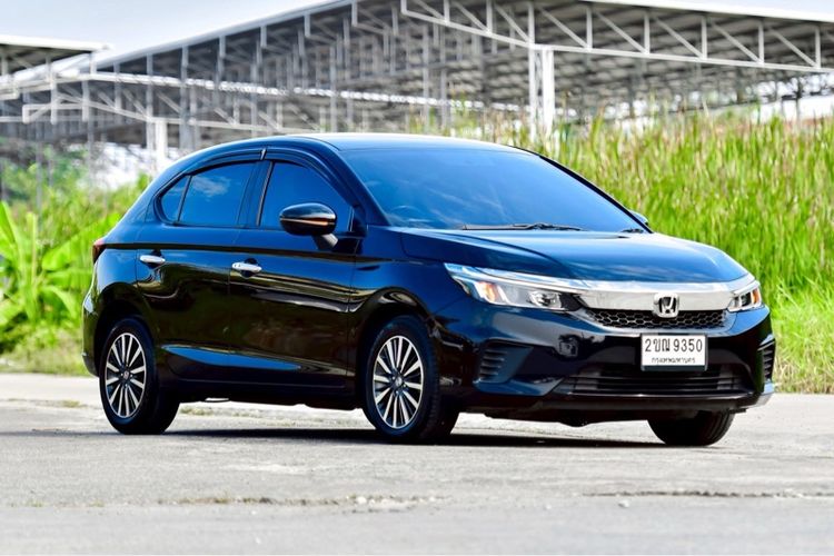 Honda City 2021 1.0 SV Sedan เบนซิน ไม่ติดแก๊ส เกียร์อัตโนมัติ ดำ รูปที่ 3