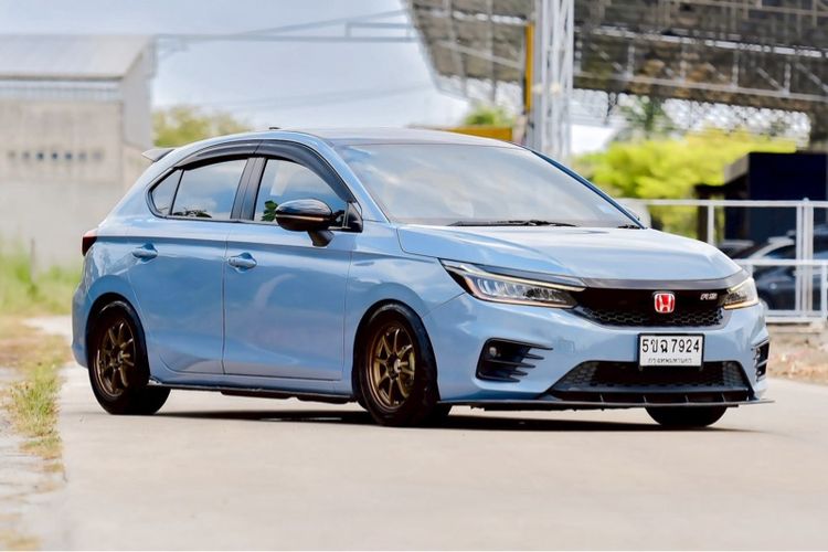 Honda City 2021 1.0 RS Sedan เบนซิน ไม่ติดแก๊ส เกียร์อัตโนมัติ เทา รูปที่ 4