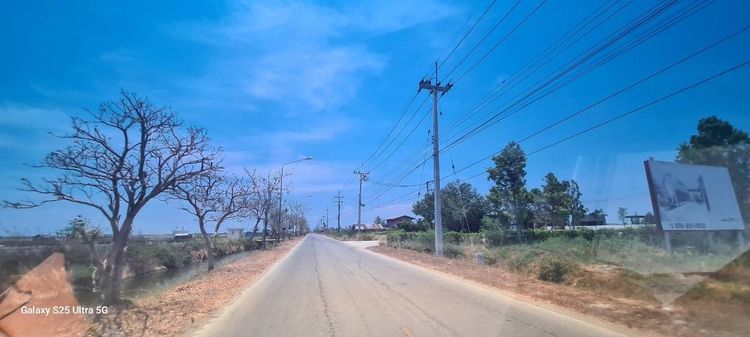 ขายที่ดินติดถนนลาดยาง หมู่3 ต.ปากทะเล อ.บ้านแหลม จ.เพชรบุรี