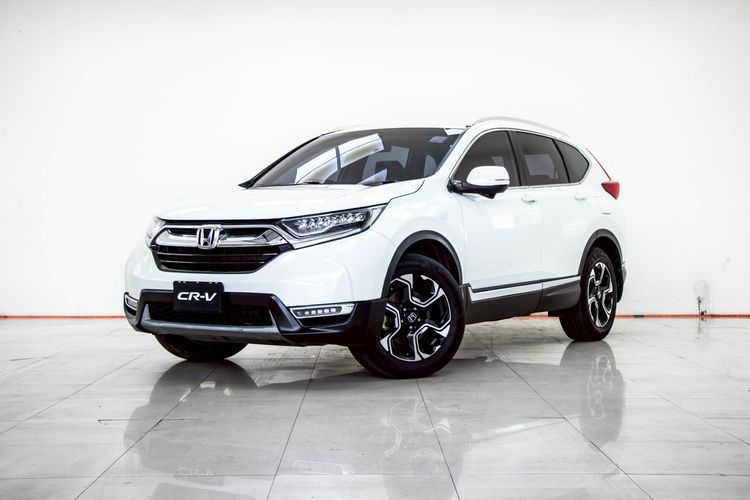 Honda CR-V 2019 1.6 EL 4WD Utility-car ดีเซล ไม่ติดแก๊ส เกียร์อัตโนมัติ ขาว
