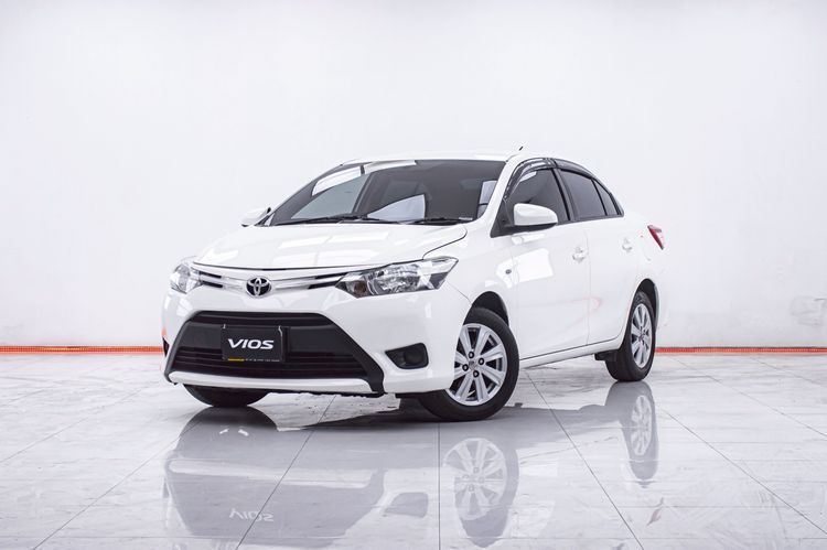 Toyota Vios 2014 1.5 E Sedan เบนซิน ไม่ติดแก๊ส เกียร์อัตโนมัติ ขาว