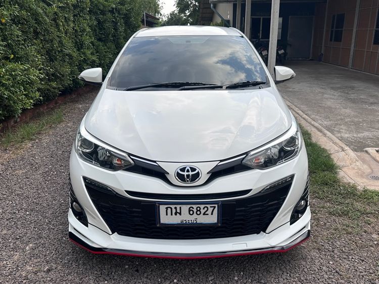 Toyota Yaris 2018 1.2 G Sedan เบนซิน ไม่ติดแก๊ส เกียร์อัตโนมัติ ขาว
