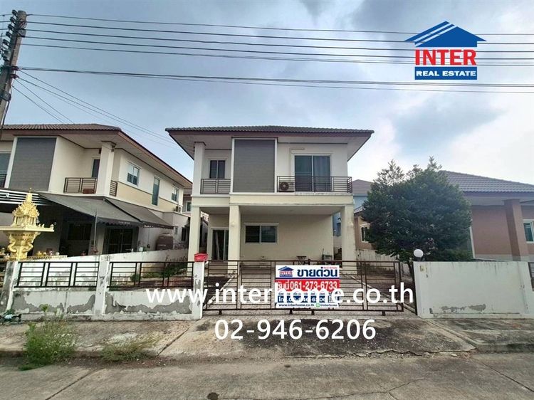 บ้านเดี่ยว 2 ชั้น 60 ตร.ว. หมู่บ้านปัญญสิริย์ ใกล้โรงพยาบาลลาดหลุมแก้ว ซอยเทศบาล7 ลาดหลุมแก้ว ปทุมธานี