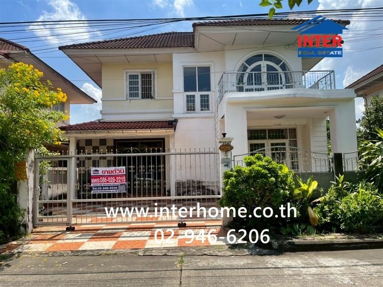 บ้านเดี่ยว 2 ชั้น 50.8 ตร.ว. หมู่บ้านลลิลกรีนวิลล์ รามอินทรา-วัชรพล ซอยสุขาภิบาล5 ซอย72 ถนนรามอินทรา ถนนสุขาภิบาล5 เขตสายไหม กรุงเทพมหานคร