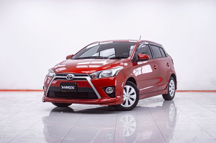 Toyota Yaris 2016 1.2 E Sedan เบนซิน ไม่ติดแก๊ส เกียร์อัตโนมัติ ส้ม