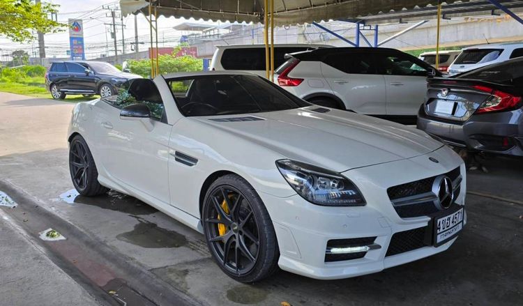 Mercedes-Benz SLK-Class 2014 SLK200 AMG Sedan เบนซิน ไม่ติดแก๊ส เกียร์อัตโนมัติ ขาว