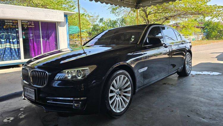 BMW Series 7 2013 730Ld Sedan ดีเซล ไม่ติดแก๊ส เกียร์อัตโนมัติ ดำ รูปที่ 3