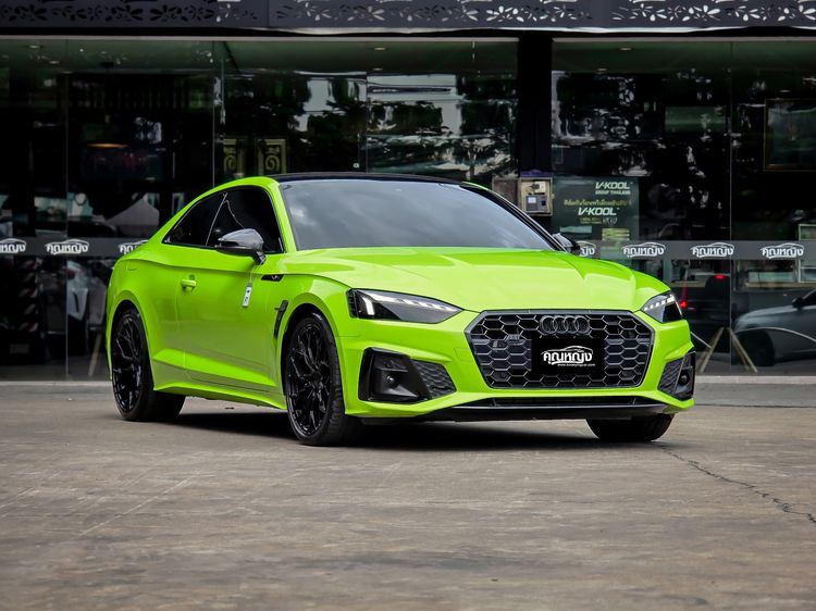 Audi Audi A5  2021 Coupe 40 TFSI S line Sedan เบนซิน ไม่ติดแก๊ส เกียร์อัตโนมัติ เขียว