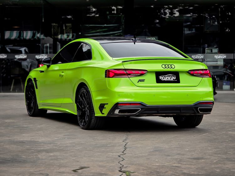Audi Audi A5  2021 Coupe 40 TFSI S line Sedan เบนซิน ไม่ติดแก๊ส เกียร์อัตโนมัติ เขียว รูปที่ 2