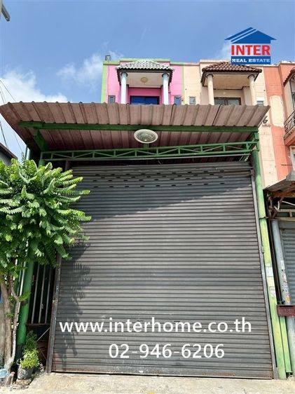อาคารพาณิชย์ 3.5 ชั้น 16.6 ตร.ว โครงการพนาสนธิ์ การ์เด้นโฮม1 ซอยหทัยราษฎร์33-2 ถนนหทัยราษฏร์ ถนนเลียบคลองสอง เขตมีนบุรี กรุงเทพมหานคร
