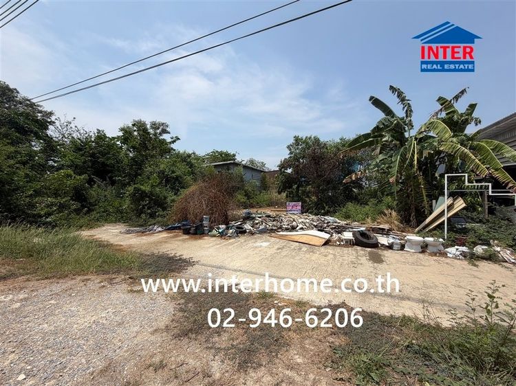 ที่ดินเปล่า 128 ตร.ว. หมู่บ้านปิ่นทองแลนด์ แฟคทอรี่ ถนนหมายเลข340 ถนนเลียบคลองลากฆ้อน ไทรน้อย นนทบุรี รูปที่ 3