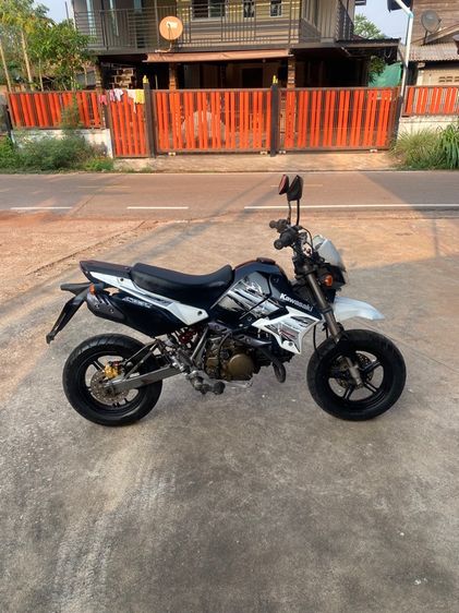 Kawasaki 2012 ksr110 นิวสีขาวดำ