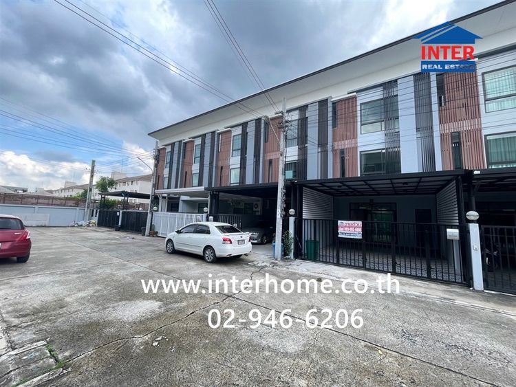 ทาวน์โฮม 3 ชั้น 25.6 ตร.ว. หมู่บ้านนาราคลัสเตอร์ ร่มเกล้า-สุวรรณภูมิ ใกล้บิ๊กซี ฟู้ด เพลส เคหะร่มเกล้า ซอยเคหะร่มเกล้า64 ถนนร่มเกล้า