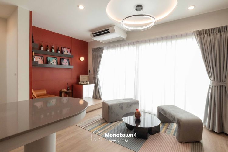บ้านโซนหางดงเชียงใหม่ โครงการ Monotown 4 ทาวน์โฮม 3 นอน ฟังก์ชันครบ มีคอร์ตยาร์ดและสวนส่วนตัว ใกล้กาดฝรั่ง 5 นาที  รูปที่ 3