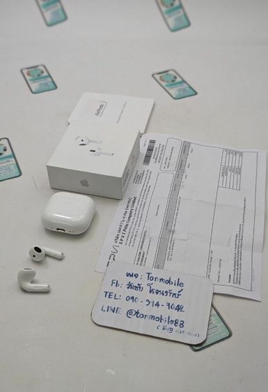 Apple ขาย เทิร์น AirPods 4 ANC ศูนย์ไทย สภาพสวย อุปกรณ์ครบยกกล่อง ประกันยาว เพียง 3,790 บาท เท่านั้น ครับ